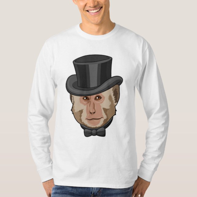 Monkey with Cylinder T-Shirt (Front)