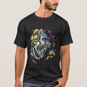 Monkey With Dj Headphones And Sunglasses T-Shirt