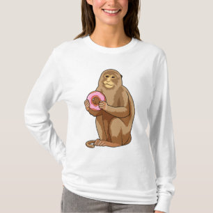 Monkey with Donut T-Shirt