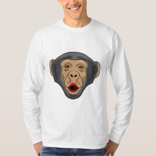 Monkey with Kiss mouth T-Shirt