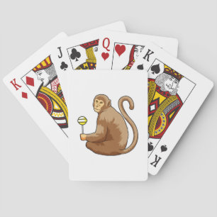 Monkey with Lollipop Playing Cards