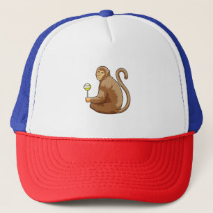 Monkey with Lollipop Trucker Hat