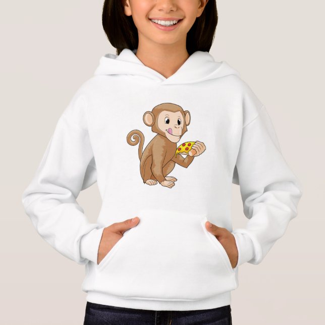 Monkey with Piece of Pizza (Front)