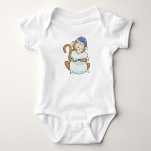 Monkey with Pillow & Sleepyhead Baby Bodysuit