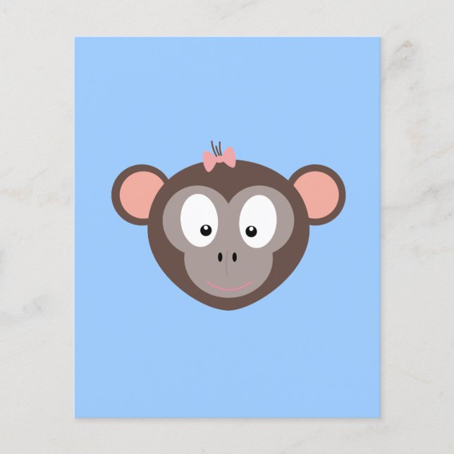 Monkey with pink ribbon (Front)