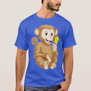 Monkey with Popsicle T-Shirt
