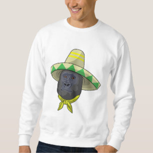 Monkey with Straw hat Sweatshirt