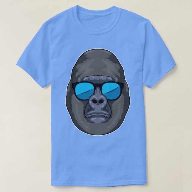 Monkey with Sunglasses 4 T-Shirt (Design Front)