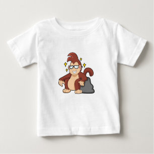 Monkey with Sunglasses Baby T-Shirt