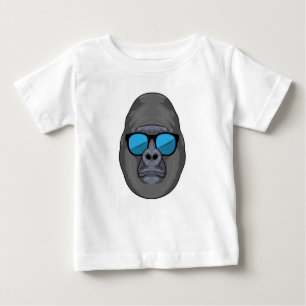 Monkey with Sunglasses Baby T-Shirt