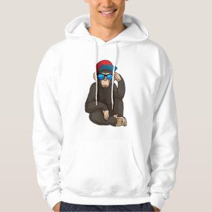 Monkey with Sunglasses Hoodie