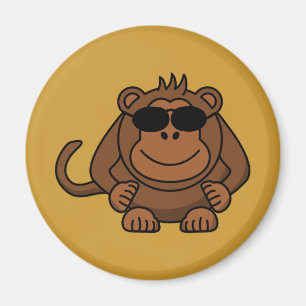 monkey-with-sunglasses magnet