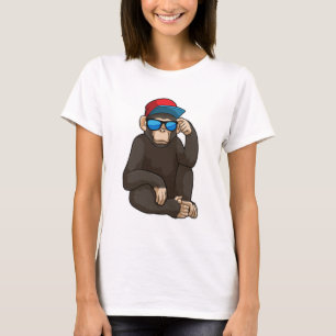 Monkey with Sunglasses T-Shirt