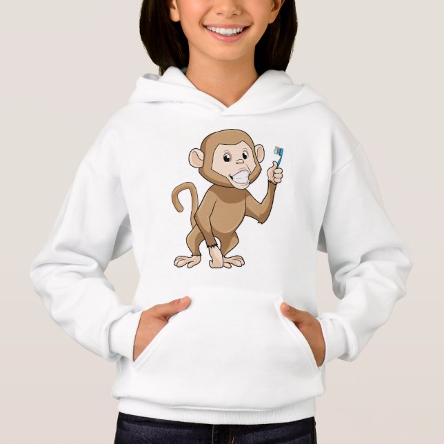 Monkey with Toothbrush (Front)