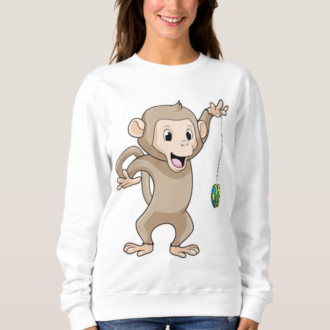 Monkey with Yo-yo Sweatshirt (Front)