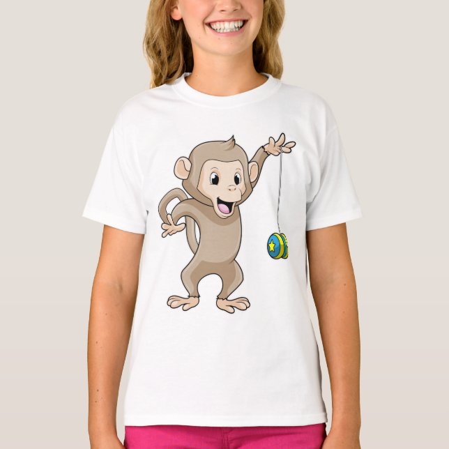 Monkey with Yo-yo T-Shirt (Front)