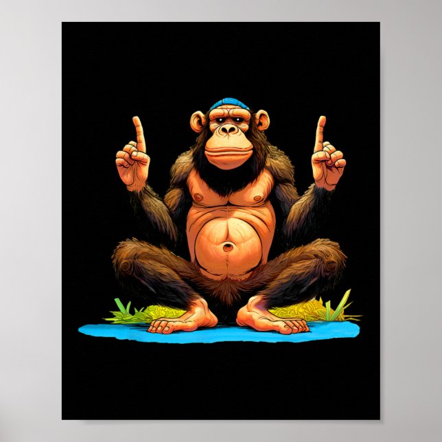 Monkey Yoga  Poster (Front)