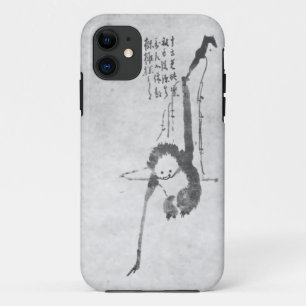 Monkey zen meditation phone iPhone 11 case