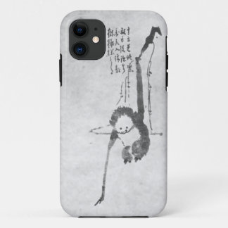 Monkey zen meditation phone iPhone 11 case