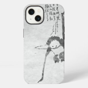 Monkey zen painting meditation phone iPhone 13 case