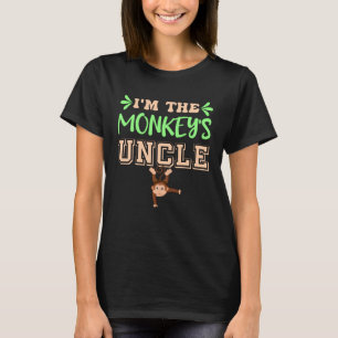 Monkey Zoo Animal  Family Uncle T-Shirt