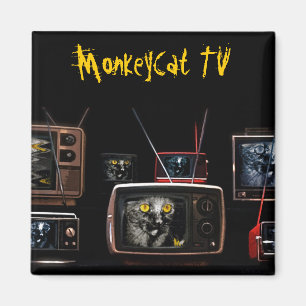 MonkeyCat TV Magnet