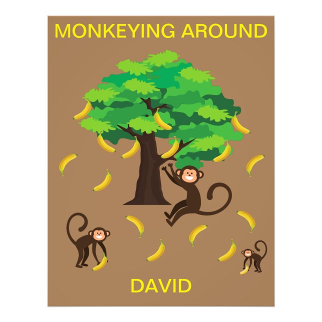 "Monkeying Around"   Photo Print (Front)