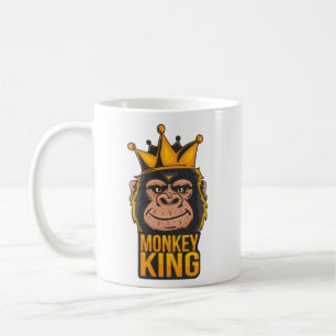 MonkeyKing Modern Cool Typography Name Photo Mug