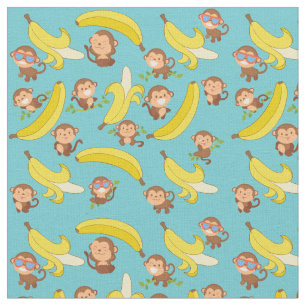 Monkeys and Bananas Fabric