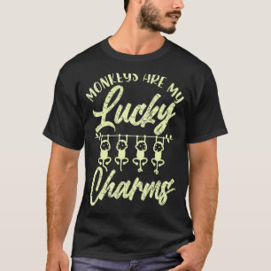 Monkeys Are My Lucky Charms Animal T-Shirt