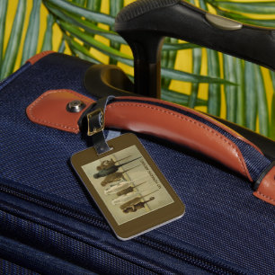 Monkeys Business Birthday From Group Personalised Luggage Tag