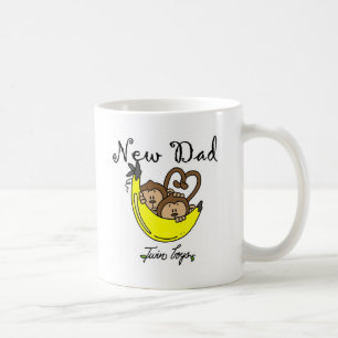 Monkeys Dad of Twin Boys Tshirts and Gifts Coffee Mug