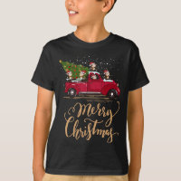 Monkeys Driving Christmas Tree Truck Monkey Christ