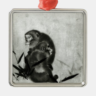 Monkeys Metal Tree Decoration