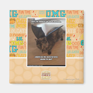 Monkeys on vacation magnet