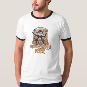 Monkeyween Selfie – Vintage Halloween T-Shirt