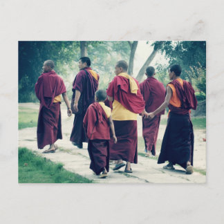 Monks in Sarnath Postcard