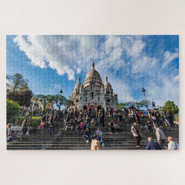 Monmarte Paris. Jigsaw Puzzle (Horizontal)