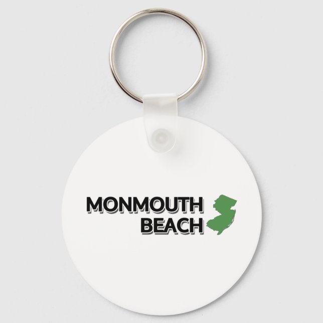 Monmouth Beach, New Jersey Key Ring (Front)
