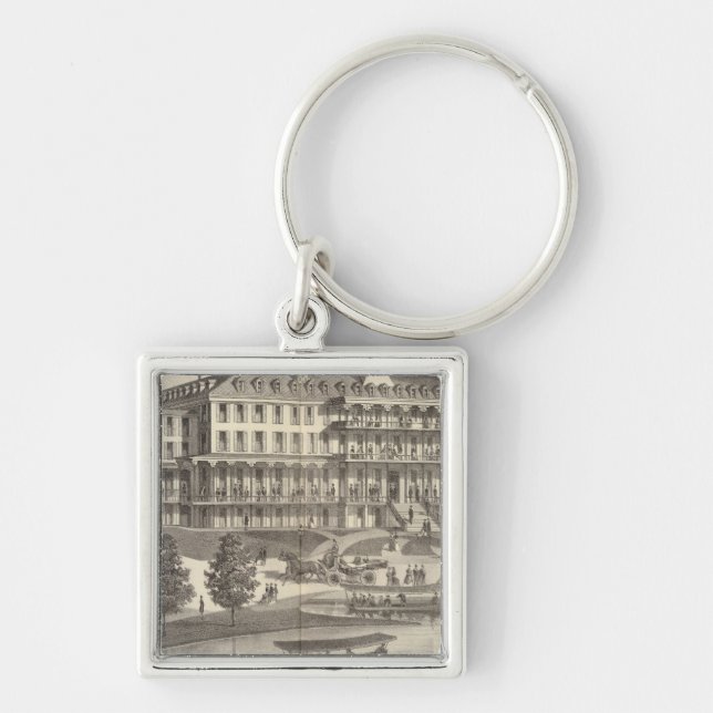 Monmouth House, Spring Lake Beach, New Jersey Key Ring (Front)
