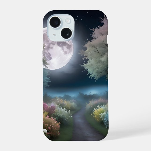 Monnlight Midnight 1 iPhone 15 Case (Back)