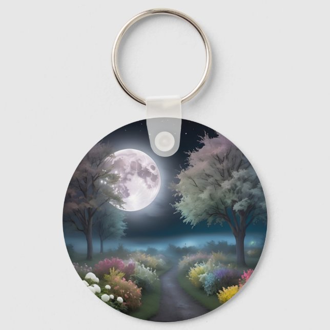 Monnlight Midnight 1 Key Ring (Front)