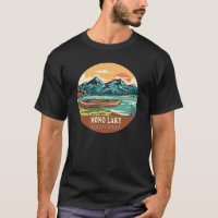 Mono Lake California Boating Fishing Emblem
