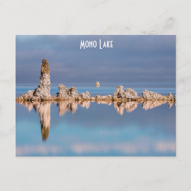 Mono Lake Limestone Reflections Postcard (Front)