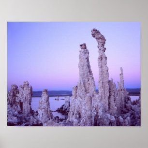 Mono Lake Reserve. California. USA. Tufa Poster