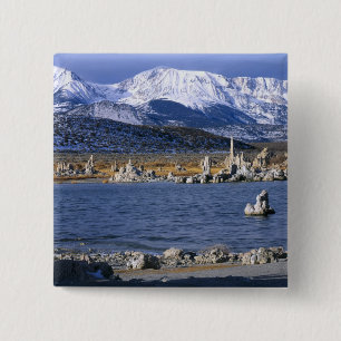 MONO LAKE TUFA STATE NATURAL RESERVE, 15 CM SQUARE BADGE
