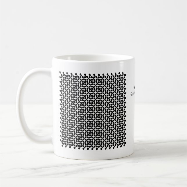 Mono Maze - Retro Flow Coffee Mug (Left)