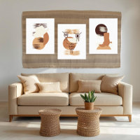Monochromatic Bolo Tie Wall Art