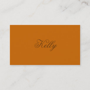 Monochromatic in Spiced Cider Business Card