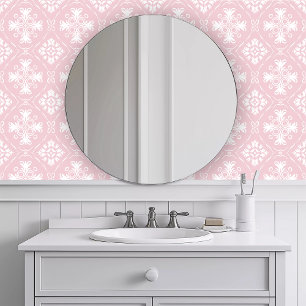 Monochromatic Intricate Pink Wallpaper